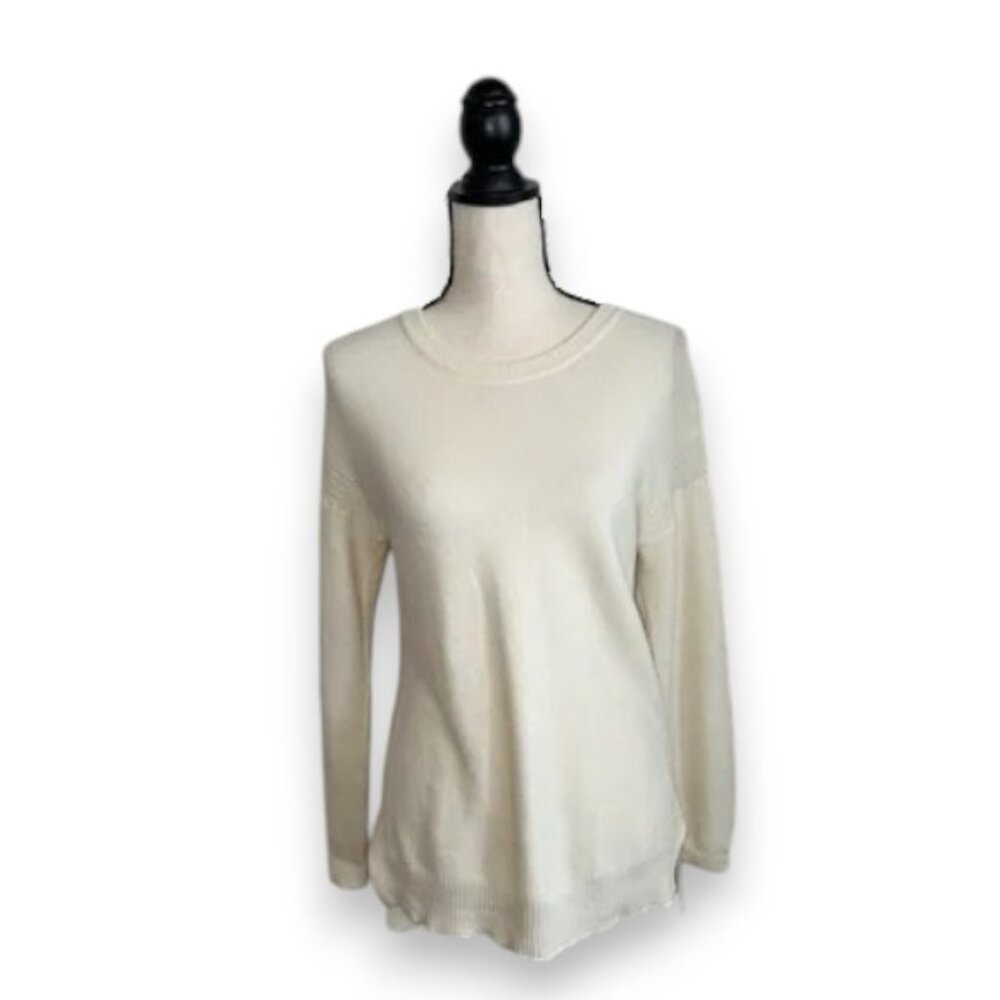 J. Crew Cream Crew Neck Sweater